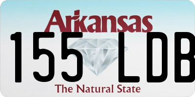 AR license plate 155LDB