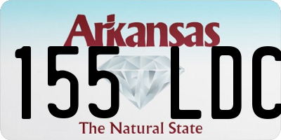 AR license plate 155LDC