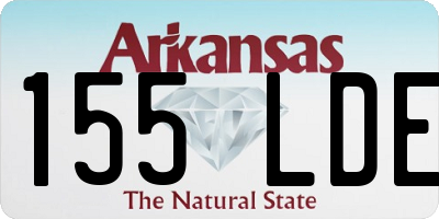 AR license plate 155LDE