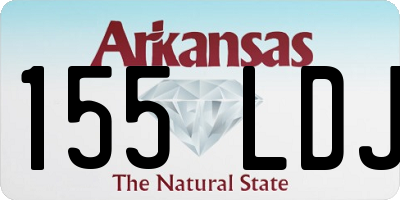 AR license plate 155LDJ