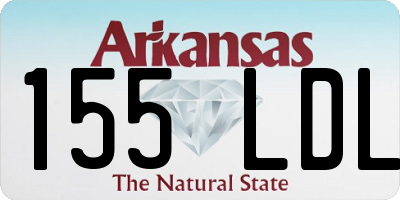 AR license plate 155LDL