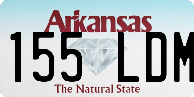 AR license plate 155LDM