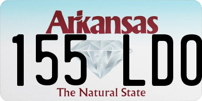 AR license plate 155LDO