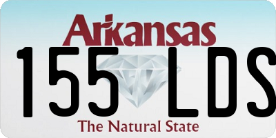 AR license plate 155LDS