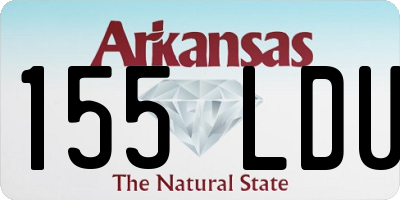 AR license plate 155LDU