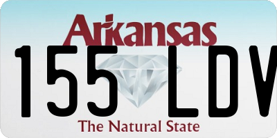 AR license plate 155LDV