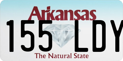 AR license plate 155LDY