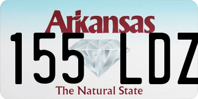 AR license plate 155LDZ