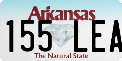 AR license plate 155LEA