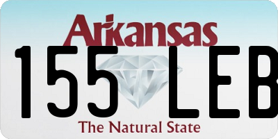 AR license plate 155LEB