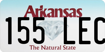 AR license plate 155LEC