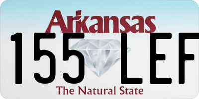 AR license plate 155LEF