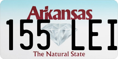 AR license plate 155LEI