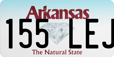 AR license plate 155LEJ