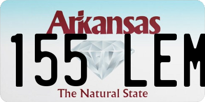 AR license plate 155LEM