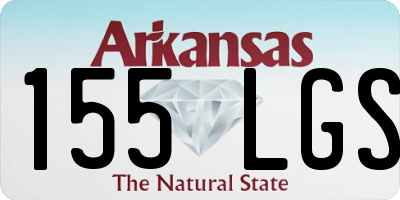 AR license plate 155LGS