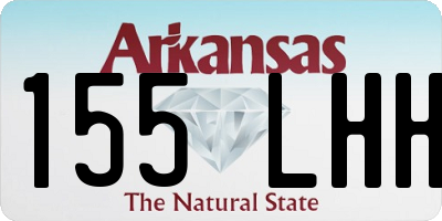 AR license plate 155LHH