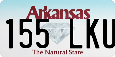 AR license plate 155LKU