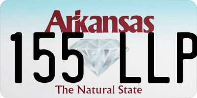 AR license plate 155LLP