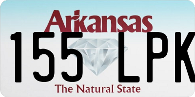 AR license plate 155LPK