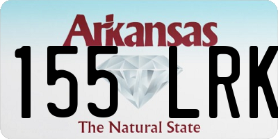 AR license plate 155LRK