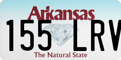AR license plate 155LRV