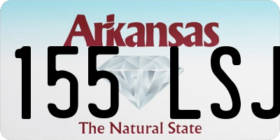 AR license plate 155LSJ
