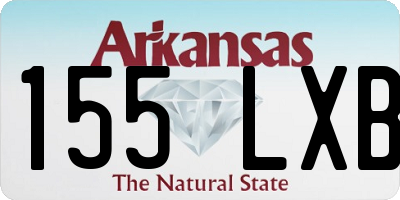 AR license plate 155LXB