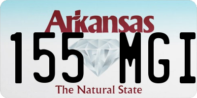 AR license plate 155MGI
