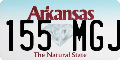 AR license plate 155MGJ
