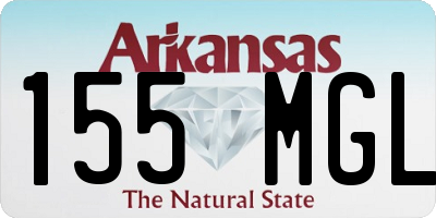 AR license plate 155MGL