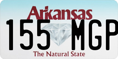 AR license plate 155MGP