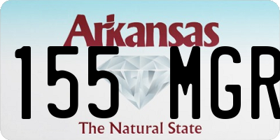 AR license plate 155MGR