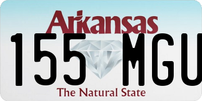 AR license plate 155MGU