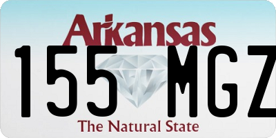 AR license plate 155MGZ