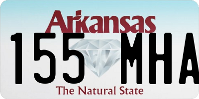AR license plate 155MHA