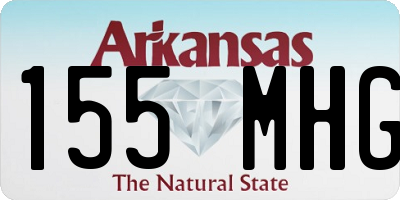 AR license plate 155MHG