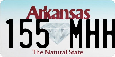 AR license plate 155MHH