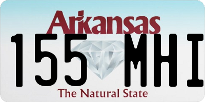 AR license plate 155MHI