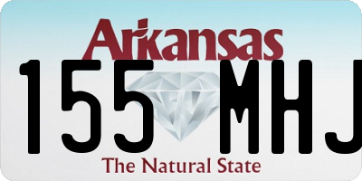 AR license plate 155MHJ