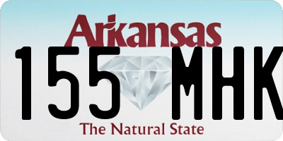 AR license plate 155MHK