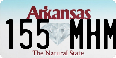 AR license plate 155MHM