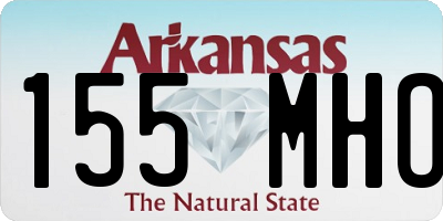 AR license plate 155MHO