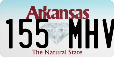 AR license plate 155MHV