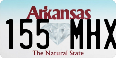 AR license plate 155MHX