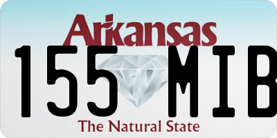 AR license plate 155MIB