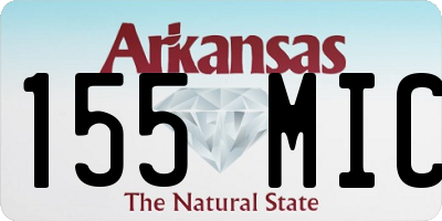 AR license plate 155MIC