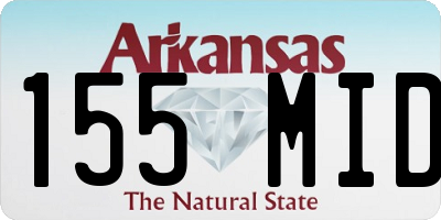 AR license plate 155MID