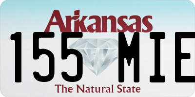 AR license plate 155MIE