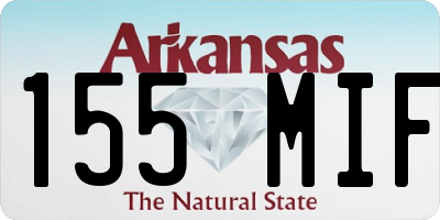 AR license plate 155MIF